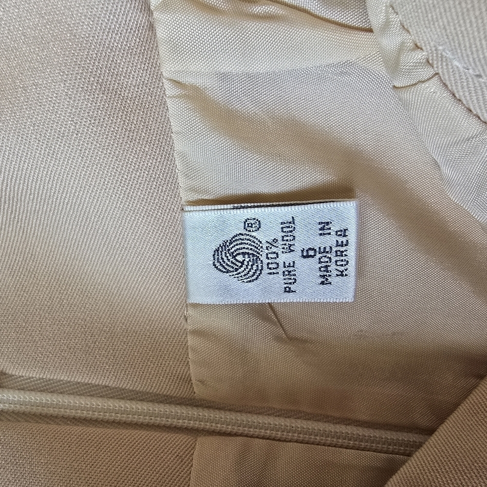 Ellen Tracy Tan Vintage Midi Pencil Skirt for Work - Picture 8 of 12